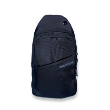 Сумка через плечо мужская, из ткани 23334 два отдела карман на лицевой стороне размер: 30*17*8см черная