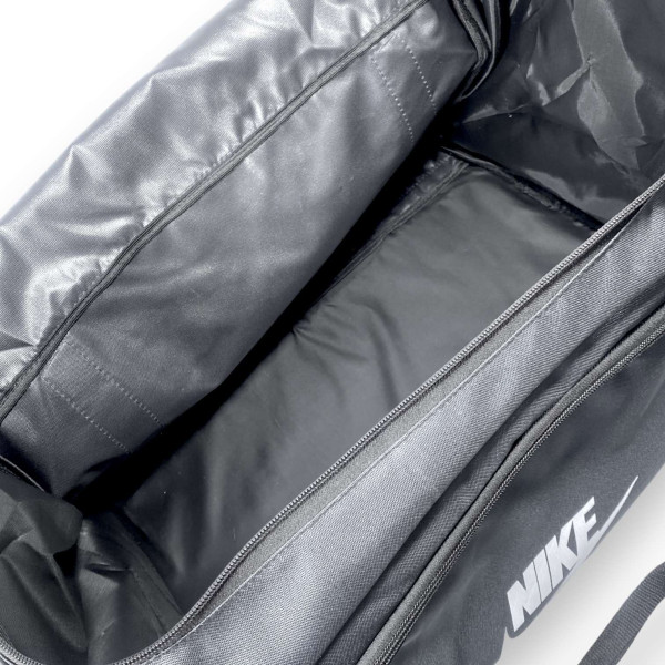 Сумка дорожная, одно отделение, две боковых кармана, фронтальный карман на замке, размер: 80*38*36 см, темно-серая