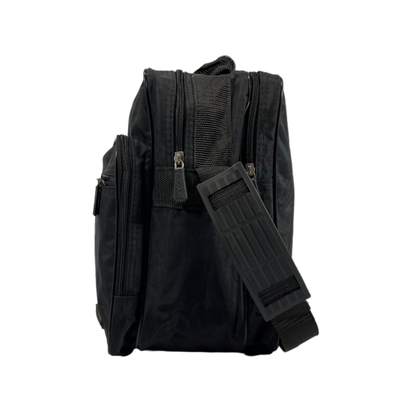 Мужская функциональная сумка через плечо на четыре отделения, 14 л, черная Мужская функциональная сумка через плечо на четыре отделения, 14 л, черная