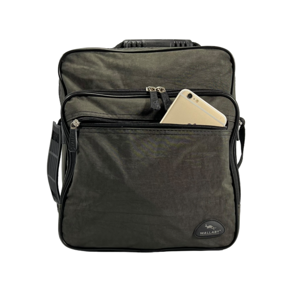 Водонепроникна сумка через плече на чотири відділення захисного кольору хакі Водонепроникна сумка через плече на чотири відділення захисного кольору хакі