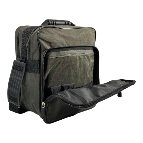 Водонепроникна сумка через плече на чотири відділення захисного кольору хакі Водонепроникна сумка через плече на чотири відділення захисного кольору хакі