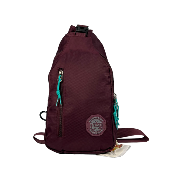 Женская сумка на четыре отделения трендового цвета бургунди