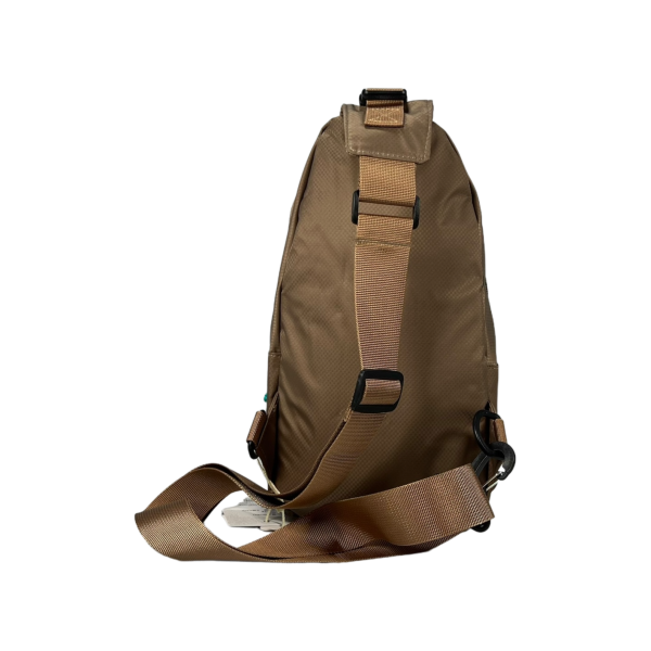 Стильная сумка-слинг, 4л, четыре отделения, застежка на молнии, коричневая Стильная сумка-слинг, 4л, четыре отделения, застежка на молнии, коричневая