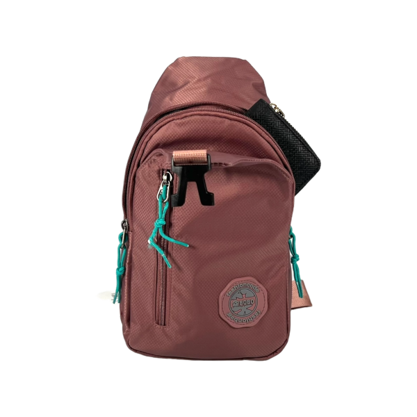 Женская сумка-слинг на четыре отделения из водонепроницаемой ткани