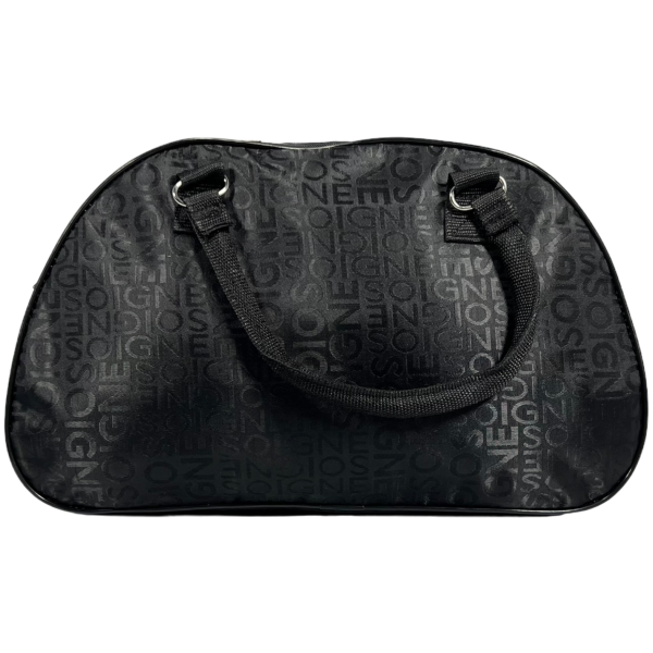 Дорожная сумка-саквояж на два отделения, 23 л, черная