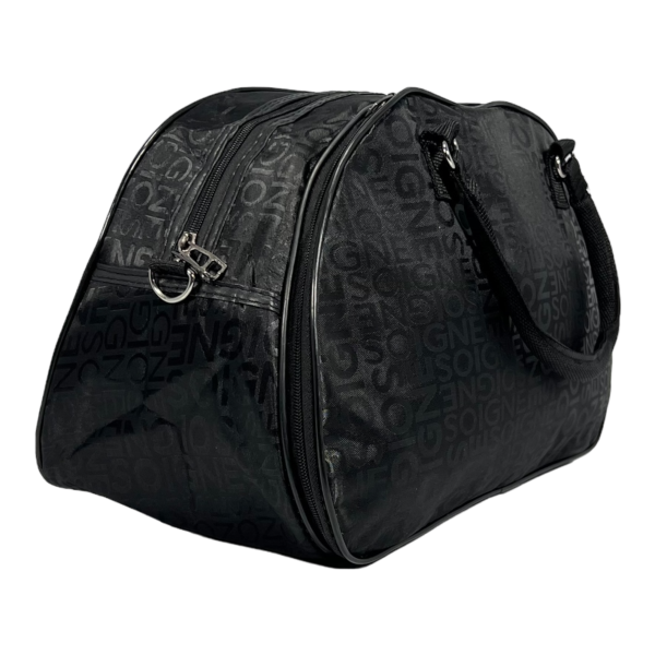 Дорожная сумка-саквояж на два отделения, 23 л, черная Дорожная сумка-саквояж на два отделения, 23 л, черная