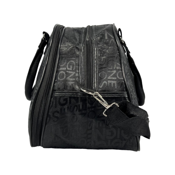 Дорожная сумка-саквояж на два отделения, 23 л, черная Дорожная сумка-саквояж на два отделения, 23 л, черная