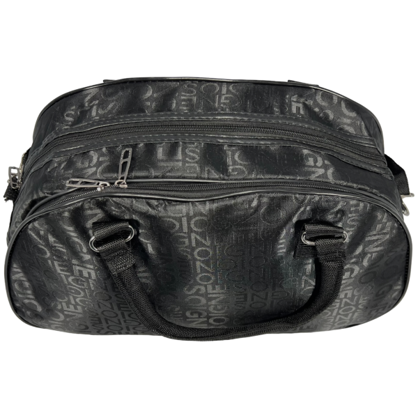 Дорожная сумка-саквояж на два отделения, 23 л, черная Дорожная сумка-саквояж на два отделения, 23 л, черная