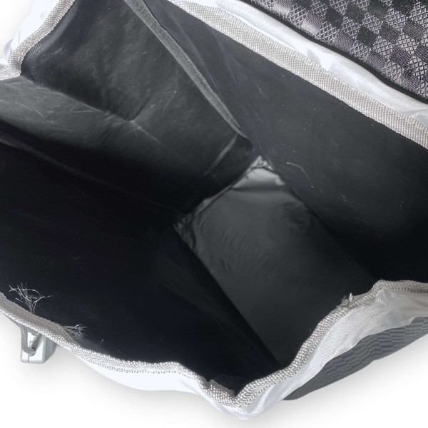 Сумка-тележка на колесах, одно отделение, задняя карман, уплотненное дно, размер: 55*34*20см, черный, принт 3 Сумка-тележка на колесах, одно отделение, задняя карман, уплотненное дно, размер: 55*34*20см, черный, принт 3