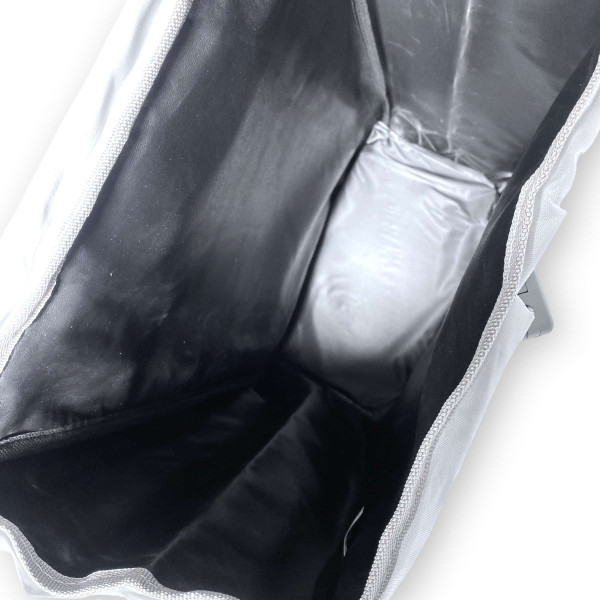 Сумка-тележка на колесах, одно отделение, задняя карман, уплотненное дно, размер: 55*34*20см, серый, принт 5 Сумка-тележка на колесах, одно отделение, задняя карман, уплотненное дно, размер: 55*34*20см, серый, принт 5