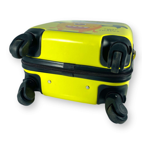 Детский чемодан Wings, одно отделение, кодовый замок, выдвижная ручка, размер: 51*35*20 см, вес: 2,3 кг, желтый