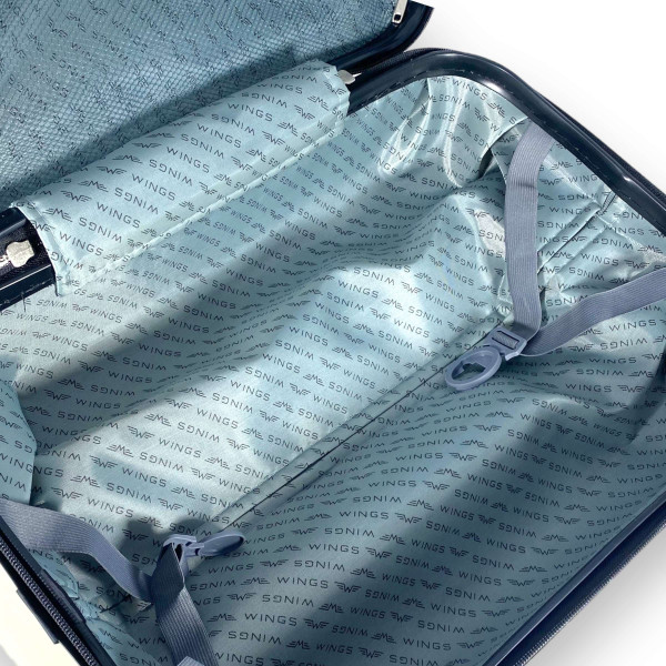 Детский чемодан Wings, одно отделение, кодовый замок, выдвижная ручка, размер: 51*35*20 см, вес: 2,3 кг, желтый