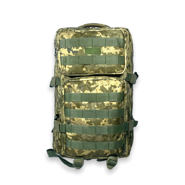 Рюкзак тактичний 27071два відділи внутрішні кишені, фронтальні кишені кріплення Molle роз.50*30*25 піксель Рюкзак тактичний 27071два відділи внутрішні кишені, фронтальні кишені кріплення Molle роз.50*30*25 піксель