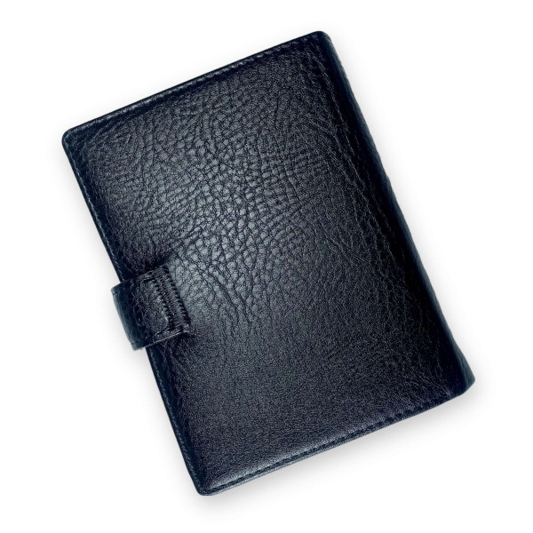 Кошелек мужской, с отделом для документов и карт, черный