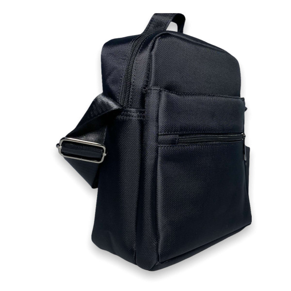 Сумка через плечо 308, мужская 1отделение, 2фронтальных кармана размеры: 25*20*7 см черная