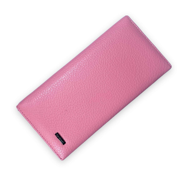 Кожаный женский кошелек, цвет розовый Кожаный женский кошелек, цвет розовый