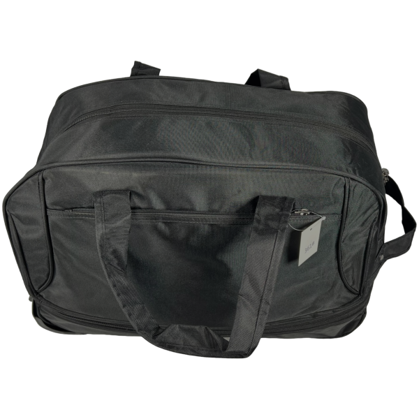 Вместительная сумка на колесах с 2 отделениями, 81 л, черная Вместительная сумка на колесах с 2 отделениями, 81 л, черная