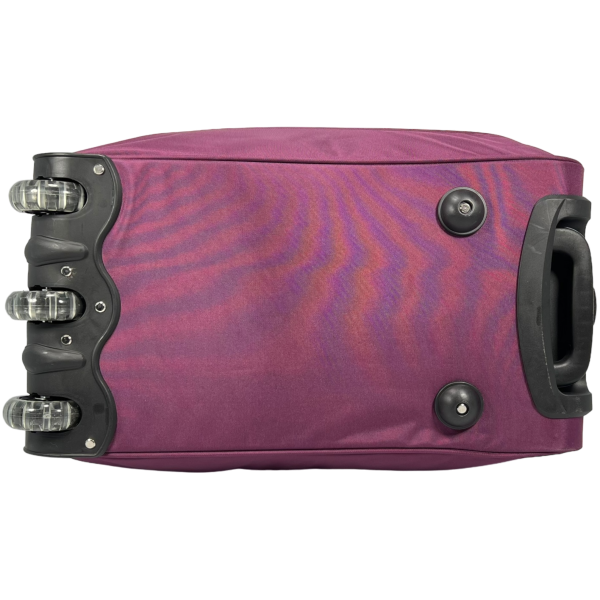 Вместительная сумка на колесах с 2 отделениями, 81 л, фиолетовая Вместительная сумка на колесах с 2 отделениями, 81 л, фиолетовая