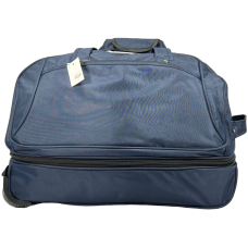 Сумка на колесах на два отделения, 81 л, синяя