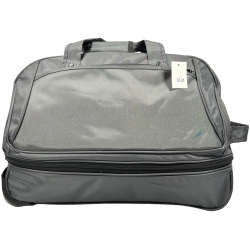 Вместительная сумка на колесах с 2 отделениями, 81 л, серая