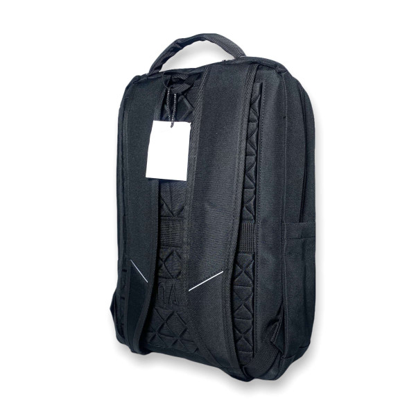 Міський рюкзак 15 л, USB слот, 1 відділення, бокова кишеня, чорного кольору