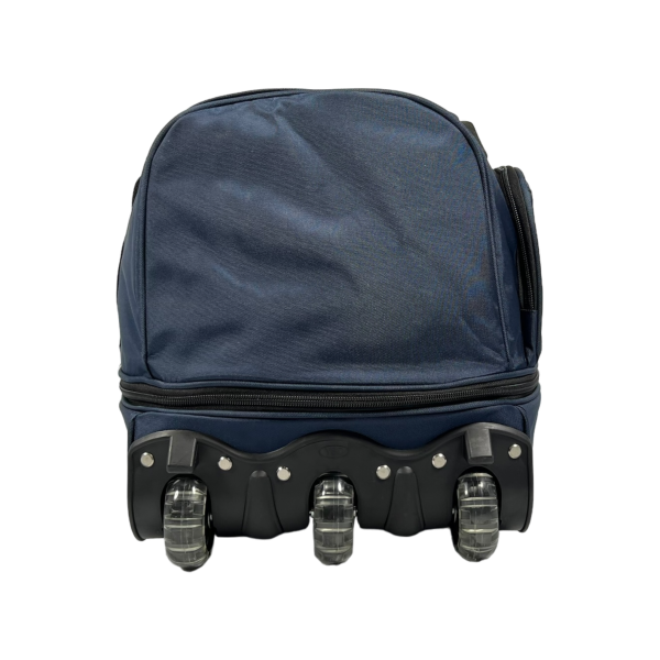 Стильная сумка на колеса на два отделения синего цвета, 65 л Стильная сумка на колеса на два отделения синего цвета, 65 л
