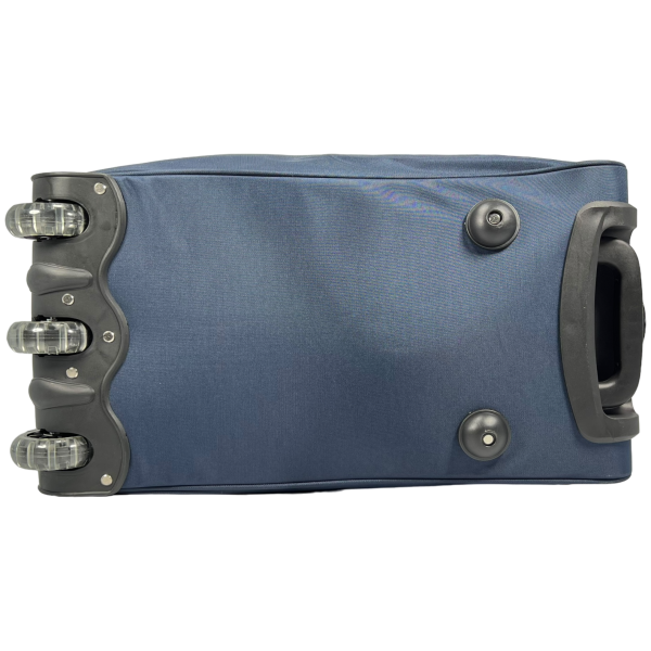 Стильная сумка на колеса на два отделения синего цвета, 65 л Стильная сумка на колеса на два отделения синего цвета, 65 л