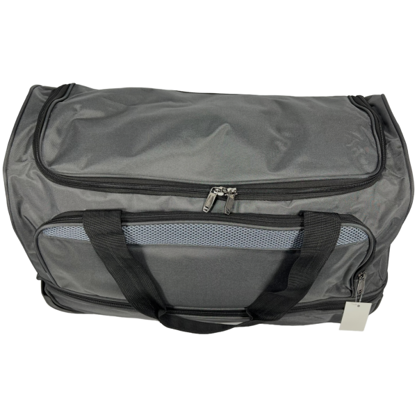 Удобная сумка на колесах на два отделения, 65 л, серая Удобная сумка на колесах на два отделения, 65 л, серая