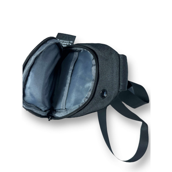 Сумка слинг с 2 отделениями на молнии, дополнительное наружное отделение Сумка слинг с 2 отделениями на молнии, дополнительное наружное отделение