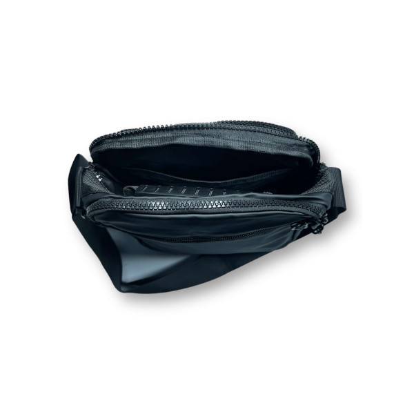 Стильная и практичная мужская сумка, 5 л, 2 отделения, черная Стильная и практичная мужская сумка, 5 л, 2 отделения, черная