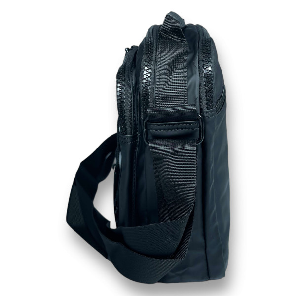 Стильная и практичная мужская сумка, 5 л, 2 отделения, черная Стильная и практичная мужская сумка, 5 л, 2 отделения, черная