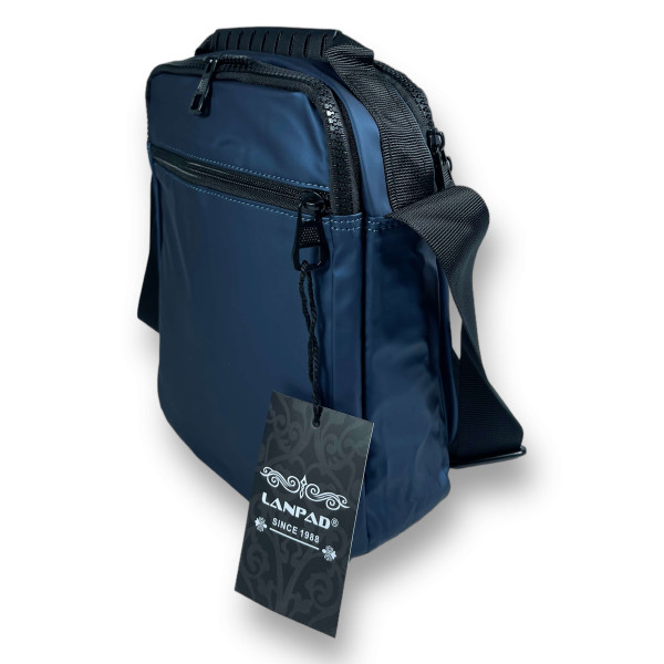 Сумка через плечо 5 л, 2 отделения, 1 карман на обороте, синяя Сумка через плечо 5 л, 2 отделения, 1 карман на обороте, синяя