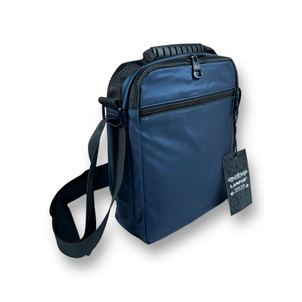 Сумка через плечо 5 л, 2 отделения, 1 карман на обороте, синяя Сумка через плечо 5 л, 2 отделения, 1 карман на обороте, синяя