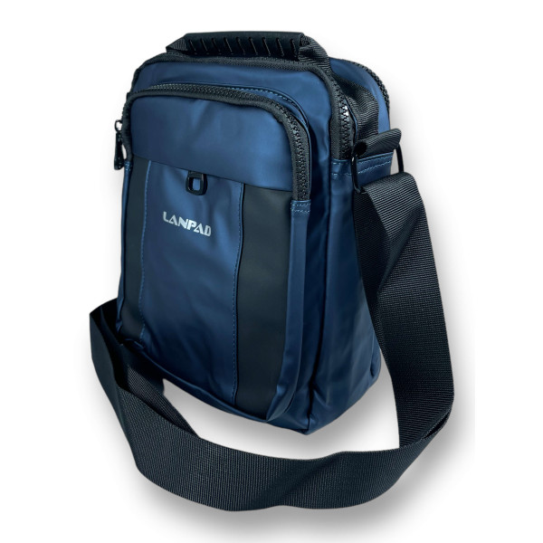 Сумка через плечо 5 л, 2 отделения, 1 карман на обороте, синяя Сумка через плечо 5 л, 2 отделения, 1 карман на обороте, синяя