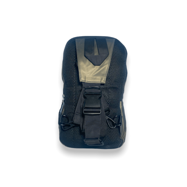 Сумка-слинг с одной лямкой, 1 отделение, USB выход, золотистый цвет