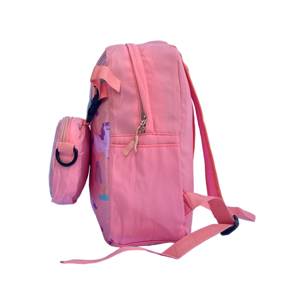 Дитячий рюкзак сумка, пенал у комплекті, рожевий