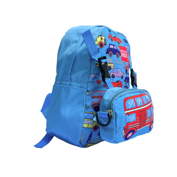Дитячий рюкзак-сумка для хлопчиків, пенал в комплекті, блакитний