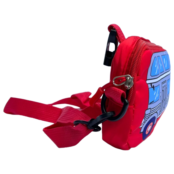 Детский рюкзак-сумка для мальчиков, пенал в комплекте, красный