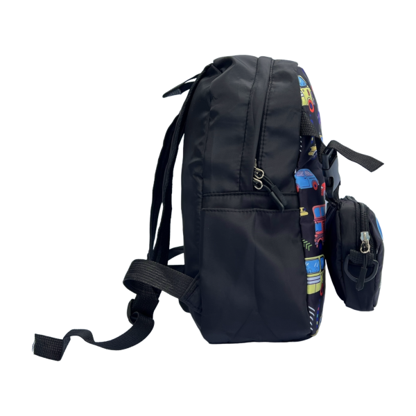 Дитячий рюкзак-сумка для хлопчиків, пенал в комплекті, чорний