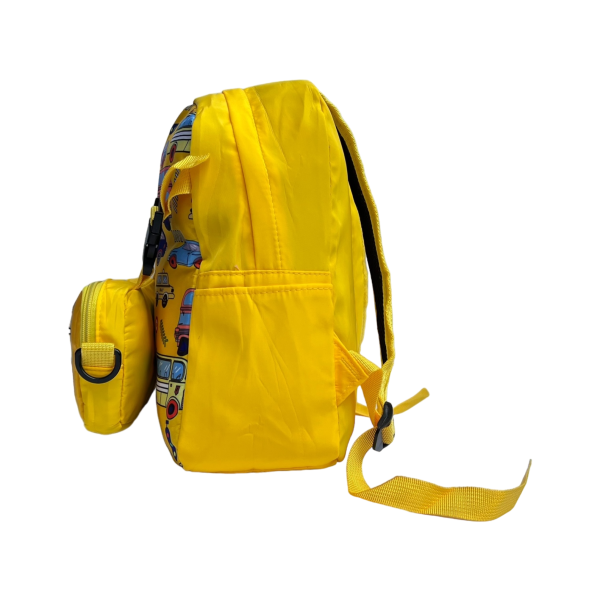 Дитячий рюкзак-сумка для хлопчиків, пенал в комплекті, жовтий