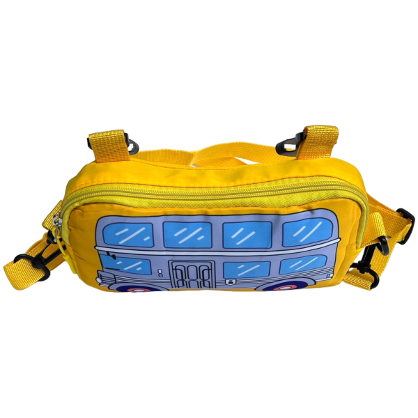 Дитячий рюкзак-сумка для хлопчиків, пенал в комплекті, жовтий