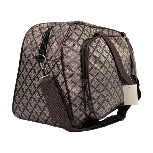 Дорожная сумка-саквояж на два отделения, 32 л, коричневая Дорожная сумка-саквояж на два отделения, 32 л, коричневая