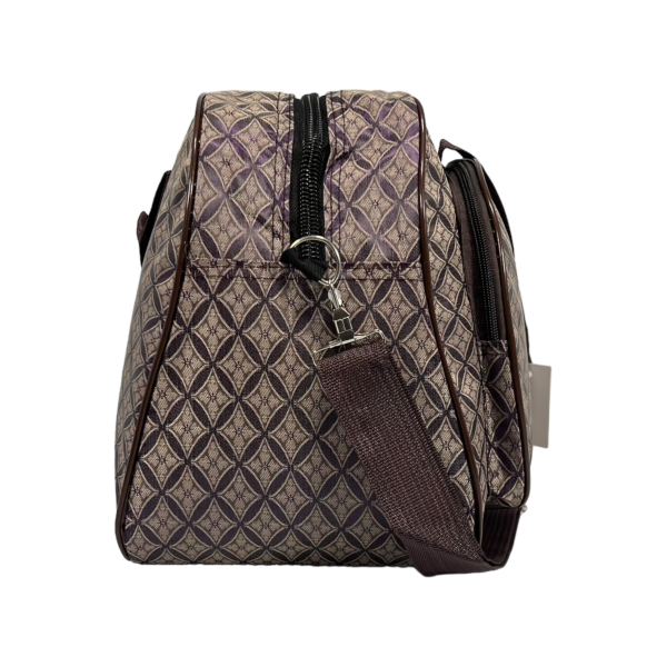 Дорожная сумка-саквояж на два отделения, 32 л, коричневая Дорожная сумка-саквояж на два отделения, 32 л, коричневая