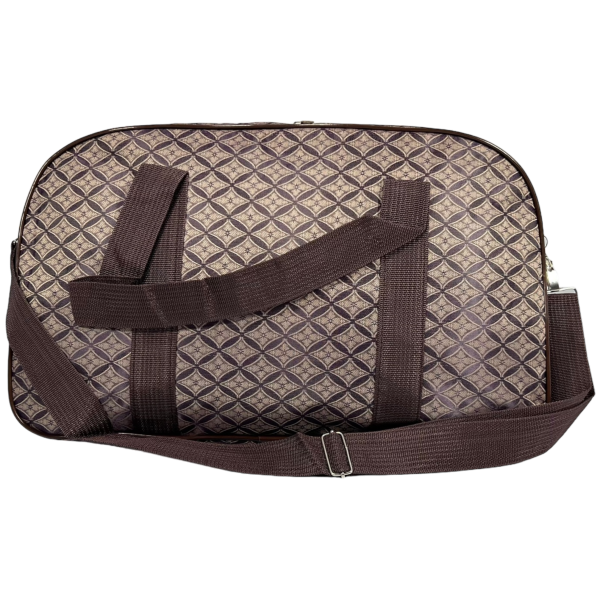Дорожная сумка-саквояж на два отделения, 32 л, коричневая Дорожная сумка-саквояж на два отделения, 32 л, коричневая