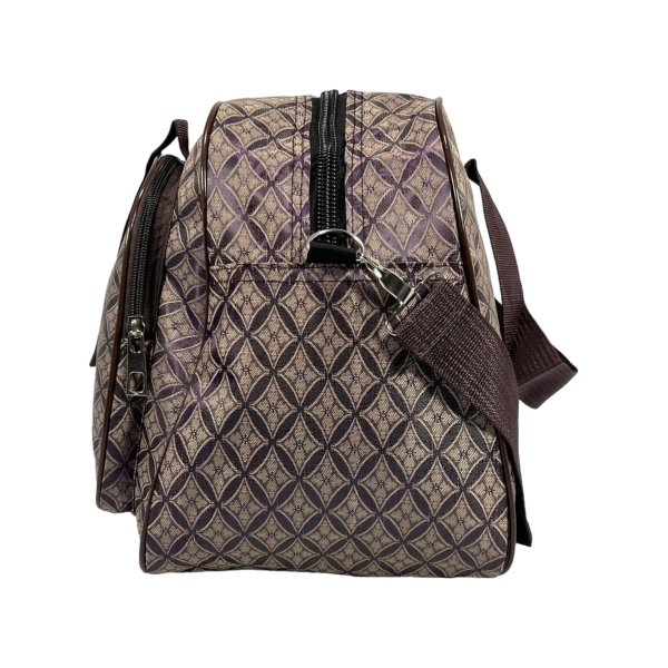 Дорожная сумка-саквояж на два отделения, 32 л, коричневая Дорожная сумка-саквояж на два отделения, 32 л, коричневая