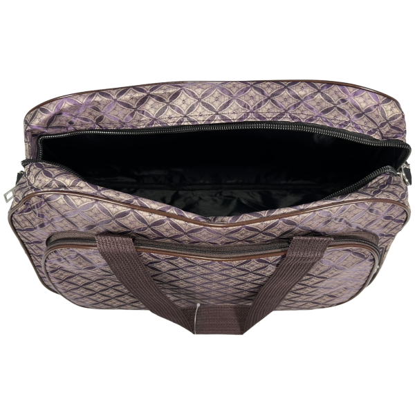 Дорожная сумка-саквояж на два отделения, 32 л, коричневая Дорожная сумка-саквояж на два отделения, 32 л, коричневая