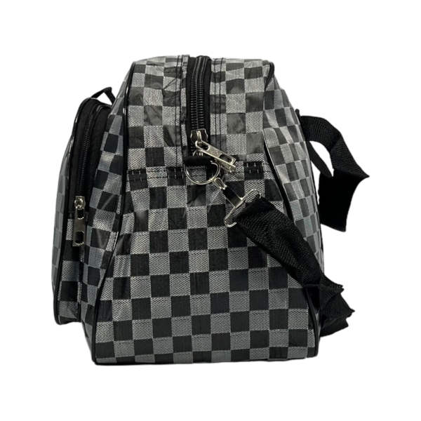 Дорожная сумка-саквояж на два отделения, 32 л, серая Дорожная сумка-саквояж на два отделения, 32 л, серая