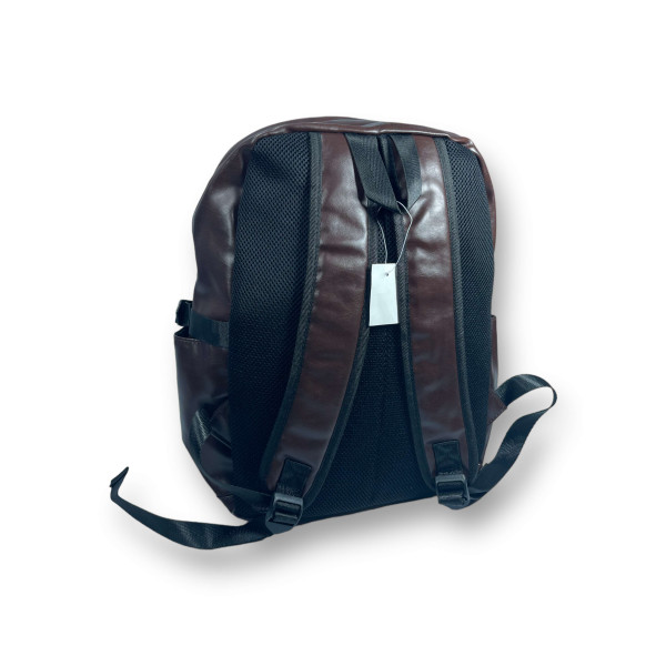 Рюкзак міський,  зекошкіри, 20 л, 1 відділ,  2 бокові кишені, фронтальна кишеня, коричневий