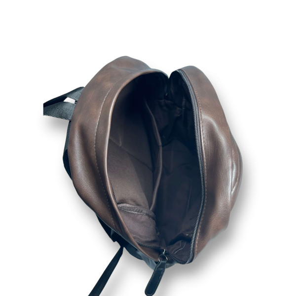 Рюкзак міський 20 л, 1 основне відділення, відділення для ноутбука, 2 зовнішні кишені, коричневий Рюкзак міський 20 л, 1 основне відділення, відділення для ноутбука, 2 зовнішні кишені, коричневий