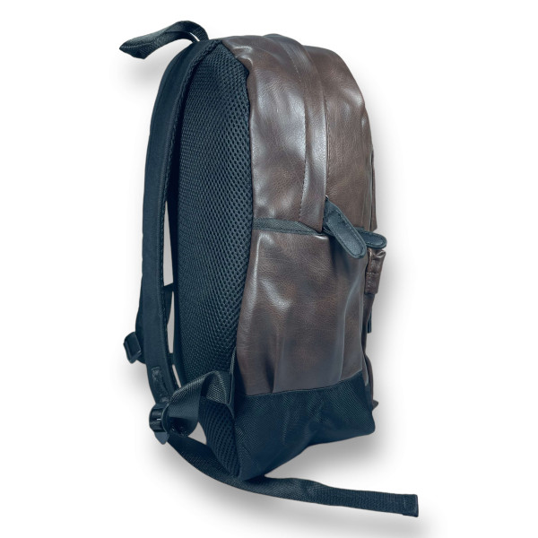 Рюкзак міський 20 л, 1 основне відділення, відділення для ноутбука, 2 зовнішні кишені, коричневий Рюкзак міський 20 л, 1 основне відділення, відділення для ноутбука, 2 зовнішні кишені, коричневий